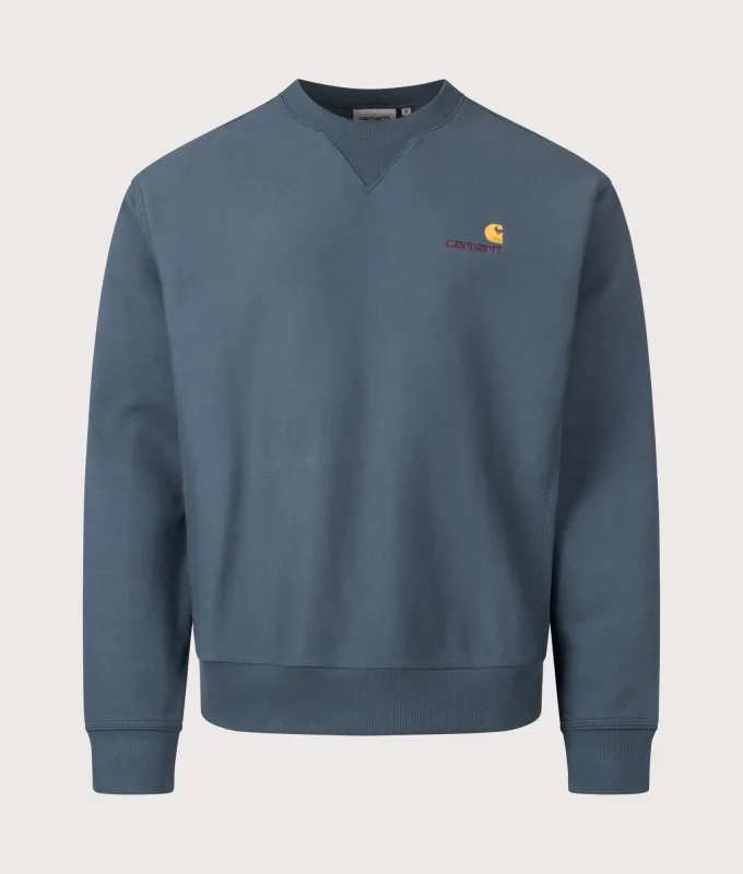 Relaxed Fit American Script Sweatshirt sold by EQVVS