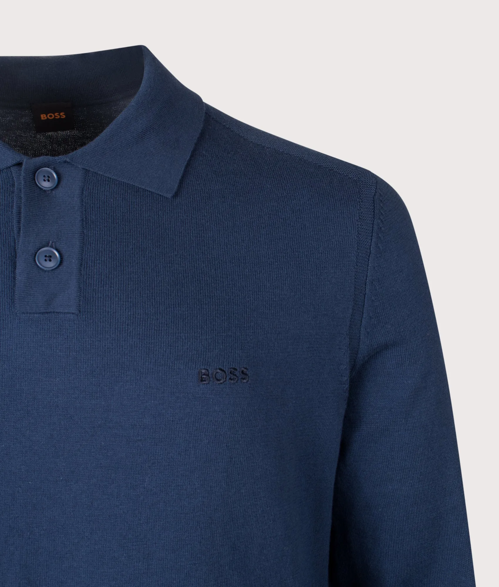 Long Sleeve Asac Knit Polo Shirt sold by EQVVS product image thumbnail 2