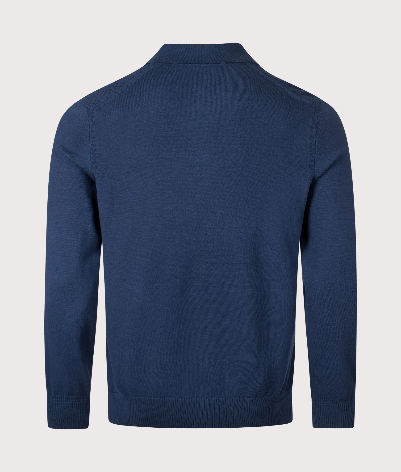 Long Sleeve Asac Knit Polo Shirt sold by EQVVS product image thumbnail 3