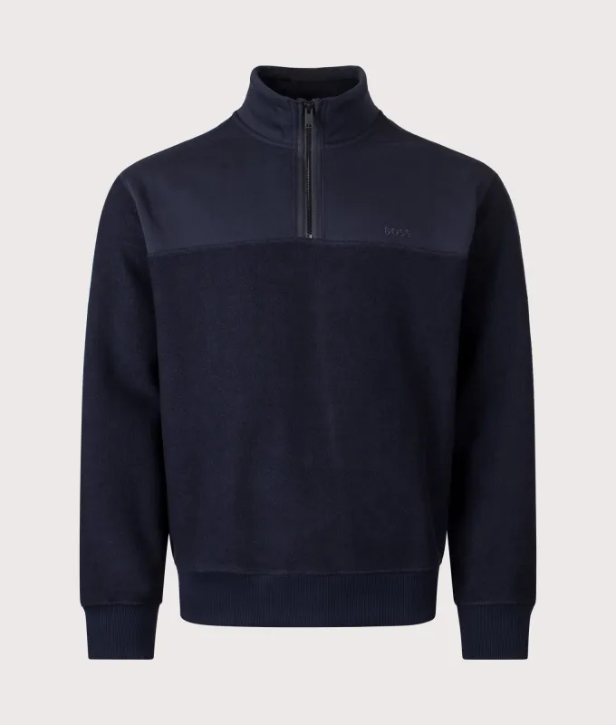Winterbrush Quarter Zip Sweatshirt sold by EQVVS