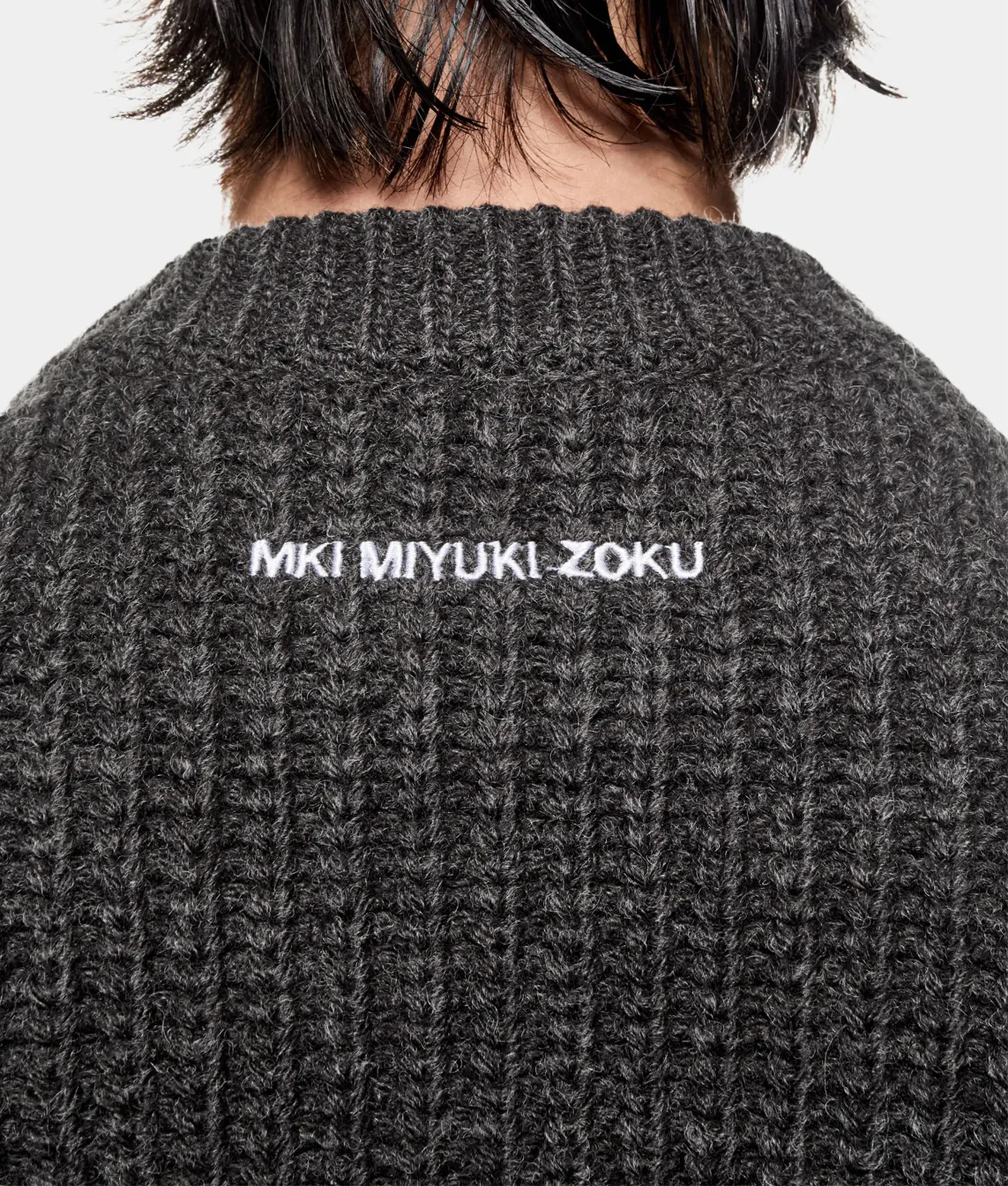 Oversized Chunky Rib Knit Crewneck Jumper sold by EQVVS product image thumbnail 2