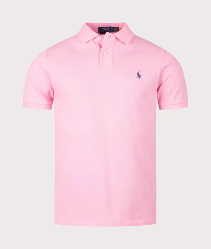 Custom Slim Fit Mesh Polo Shirt sold by EQVVS