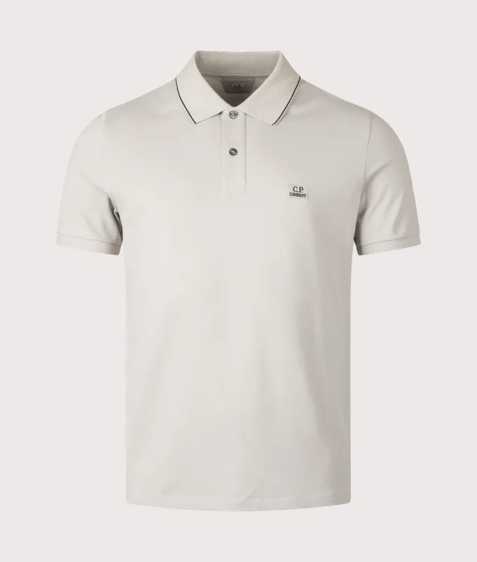 Stretch Piquet Short Sleeve Logo Polo Shirt sold by EQVVS