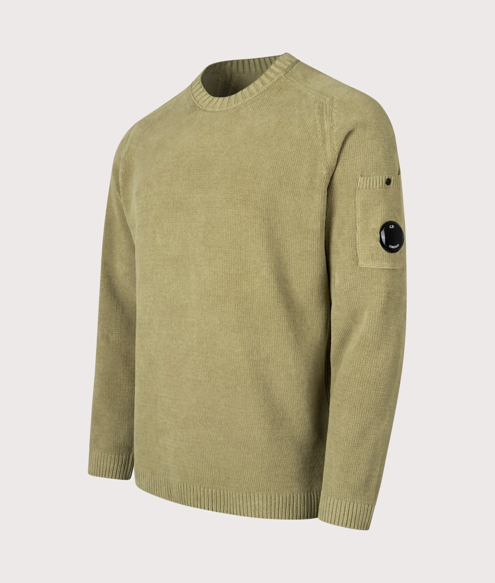 Cotton Chenille Crewneck Lens Jumper sold by EQVVS