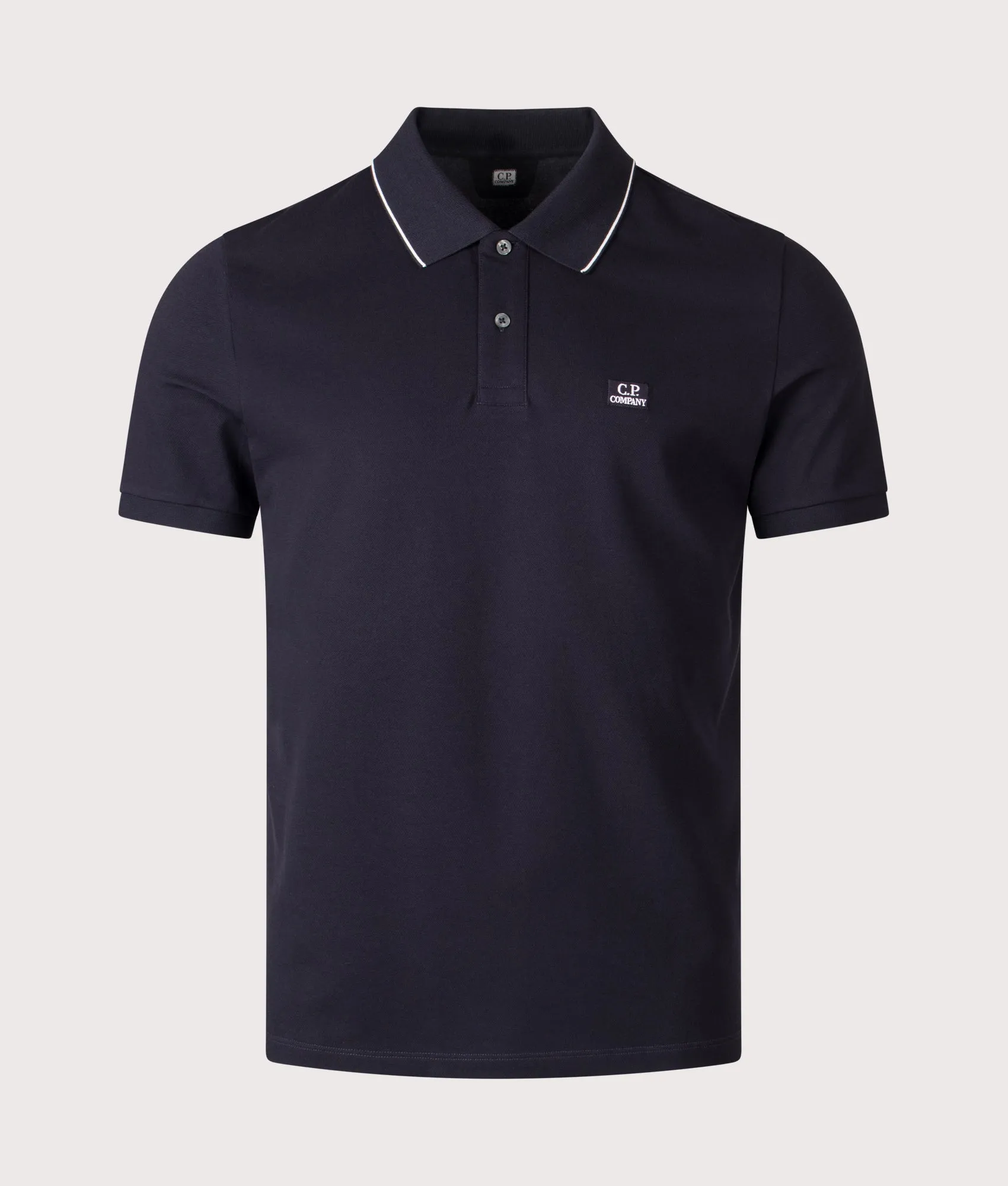 Stretch Piqué Logo Polo Shirt sold by EQVVS