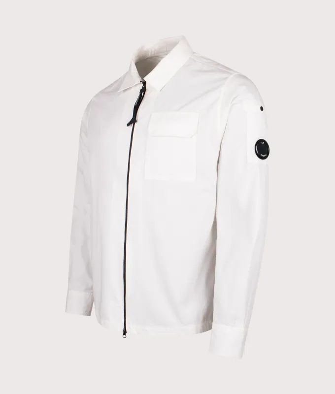 Organic Gabardine Zipped Lens Overshirt sold by EQVVS