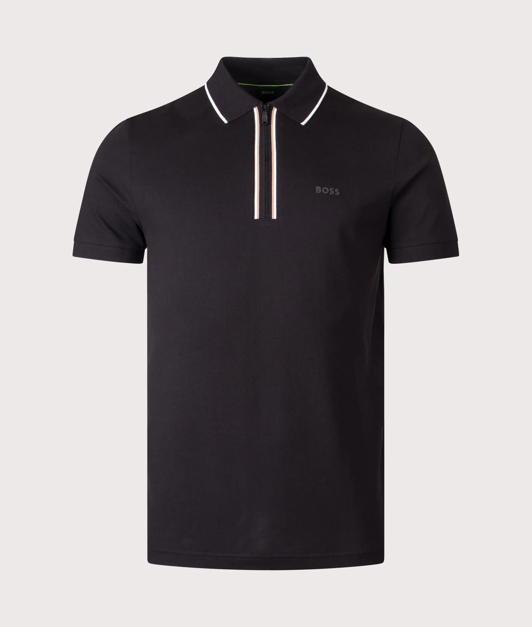 Slim Fit Zip Neck Philix Polo Shirt sold by EQVVS
