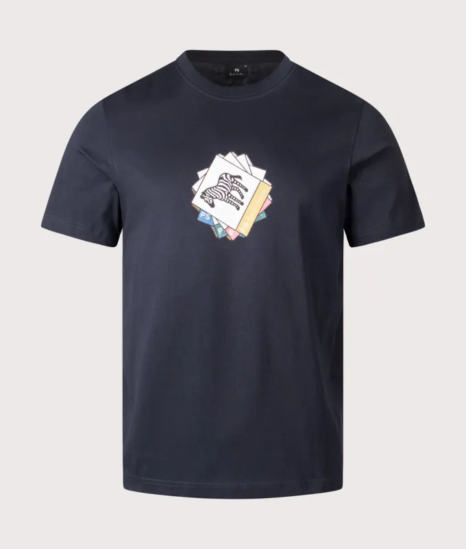 Zebra Squares T-Shirt made by EQVVS