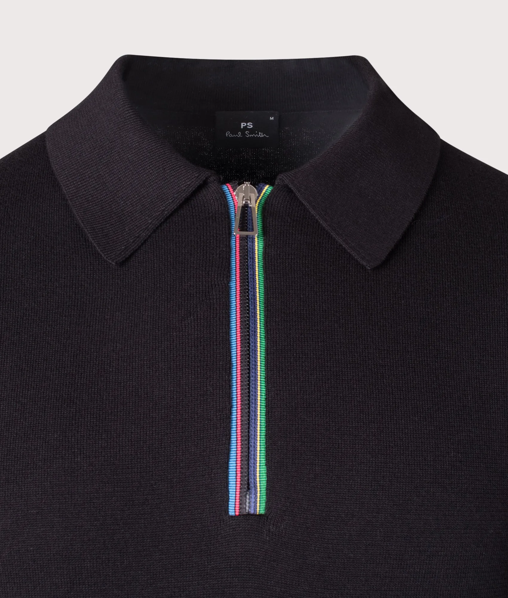 Sports Stripe Long Sleeve Polo Shirt sold by EQVVS product image thumbnail 2