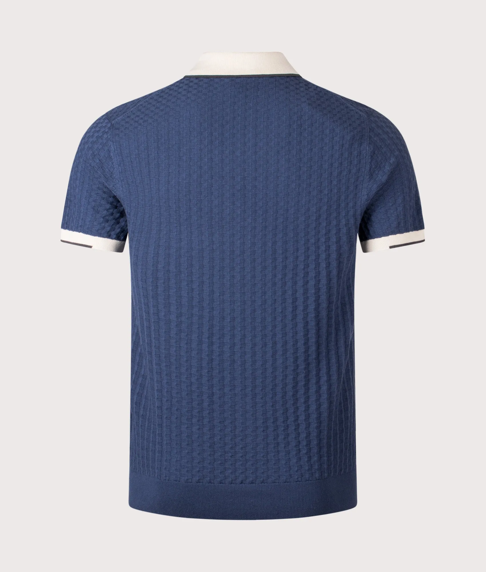Waffle Knit Polo Shirt sold by EQVVS product image thumbnail 4