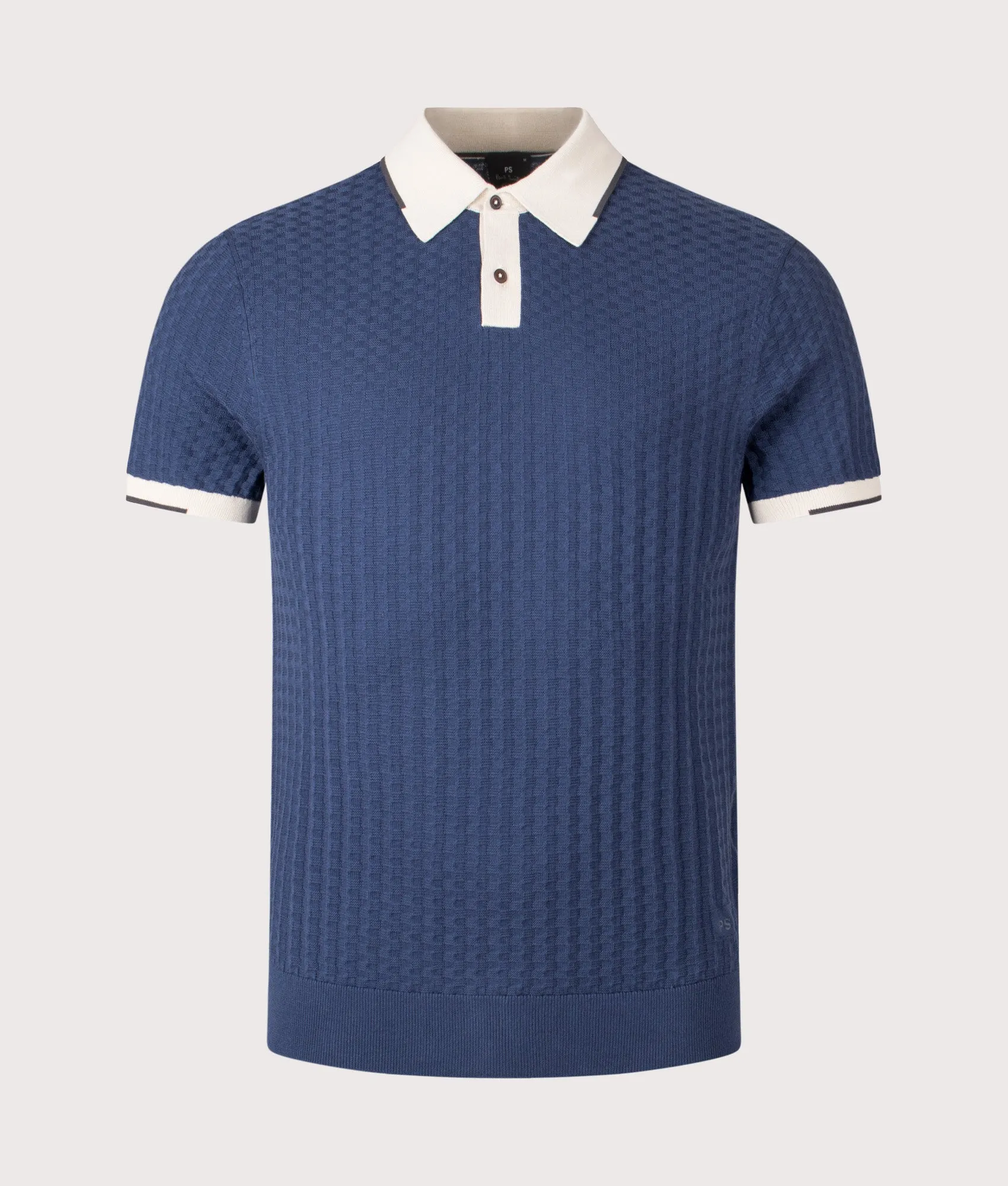 Waffle Knit Polo Shirt sold by EQVVS product image thumbnail 3