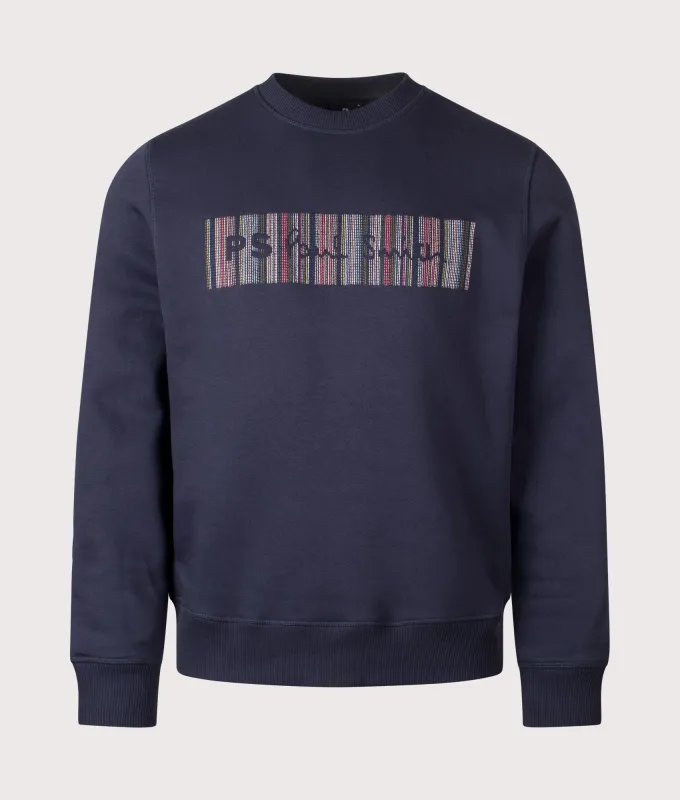 Regular Fit Stitch Stripe Logo Sweatshirt made by EQVVS