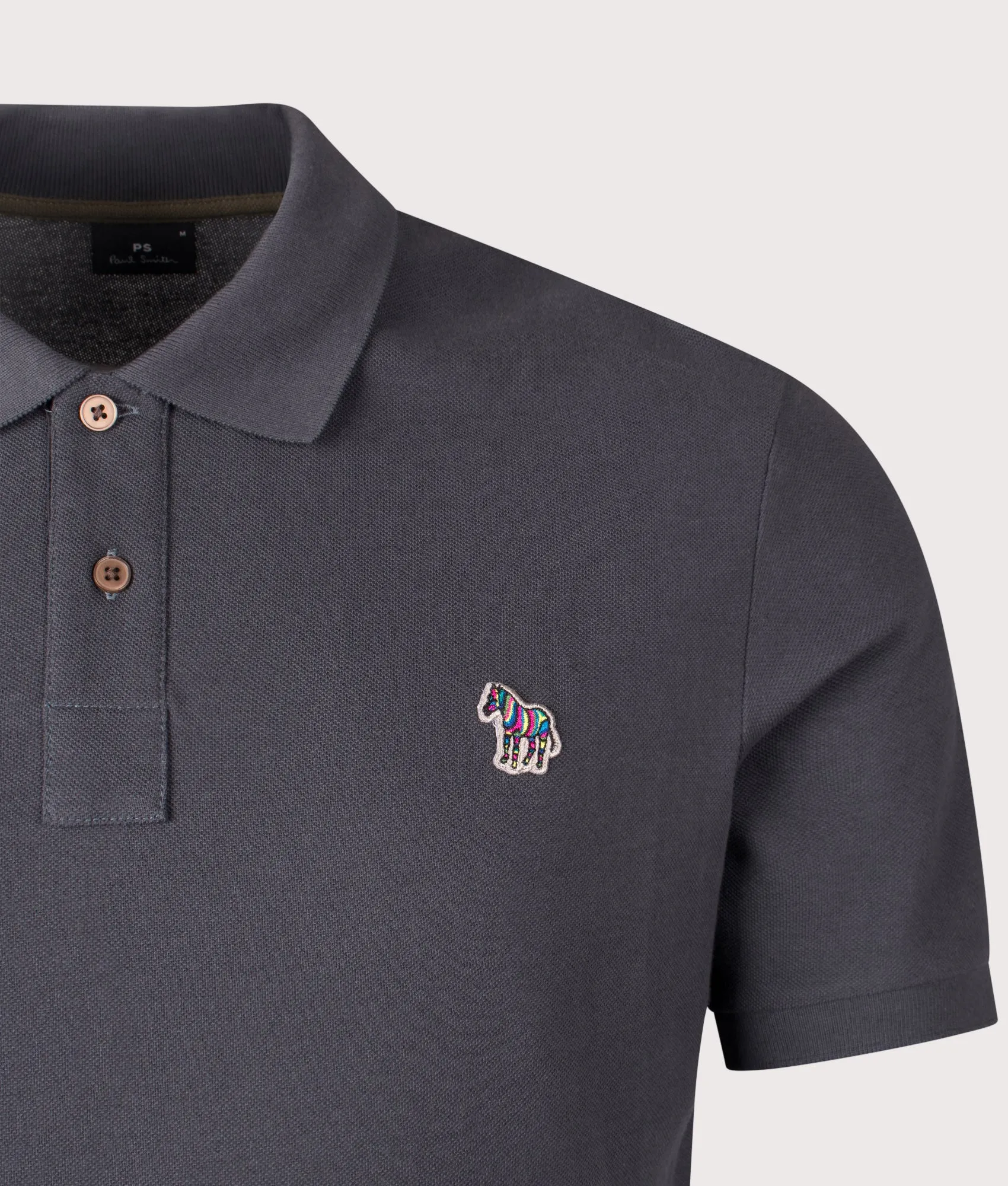 Regular Fit Zebra Piqué Polo Shirt sold by EQVVS product image thumbnail 2
