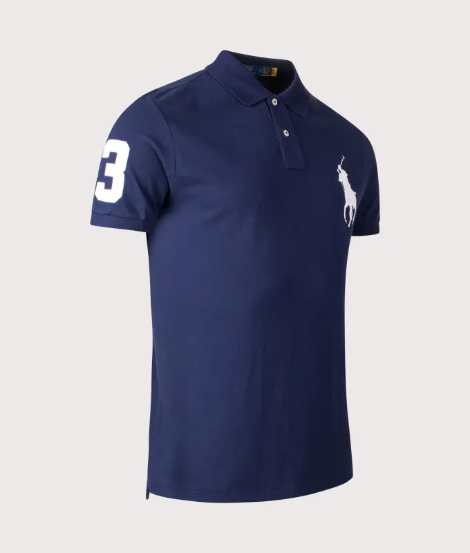 Custom Slim Fit Big Pony Mesh Polo Shirt sold by EQVVS