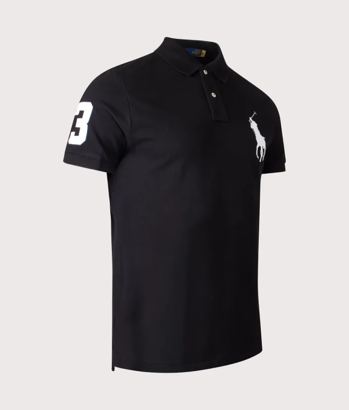 Custom Slim Fit Big Pony Mesh Polo Shirt sold by EQVVS