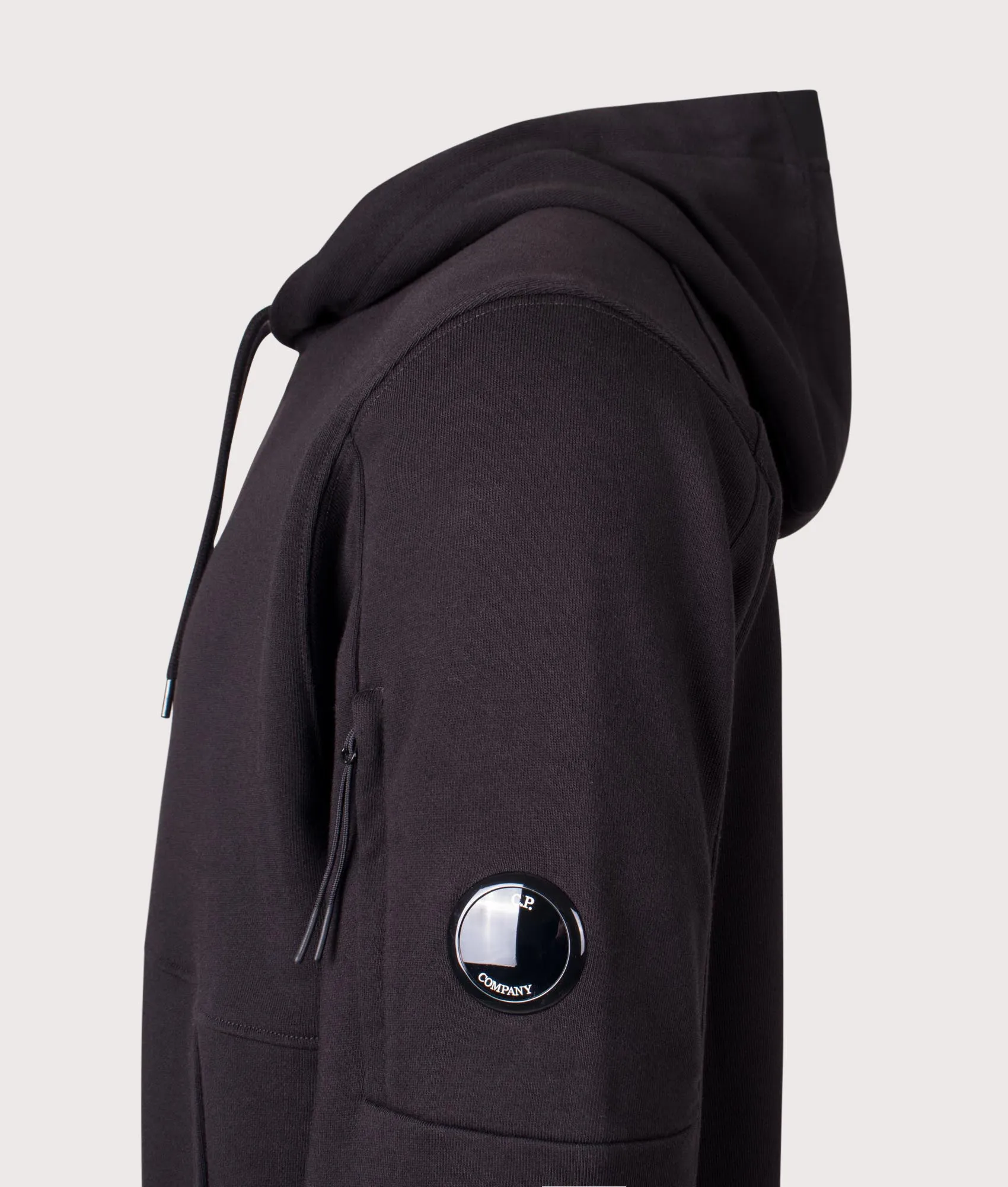 Diagonal Raised Fleece Lens Hoodie sold by EQVVS product image thumbnail 2