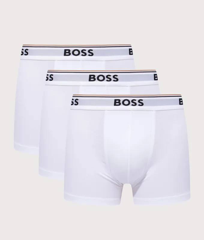 3 Pack Regular Fit Power Trunks made by Hugo Boss