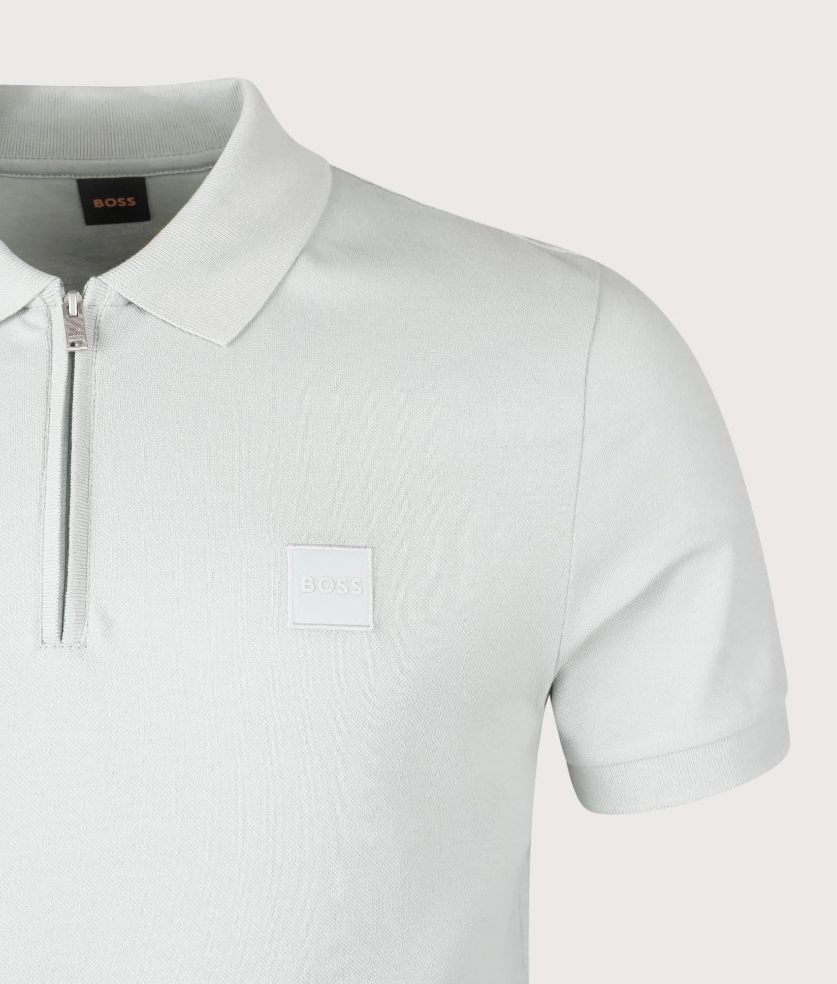 Slim Fit Passerzip Polo Shirt sold by EQVVS product image thumbnail 2