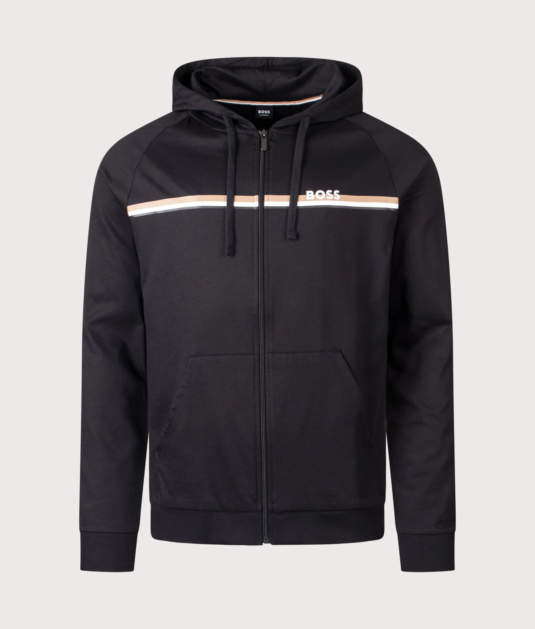 Striped Authentic Zip Through Hoodie sold by EQVVS