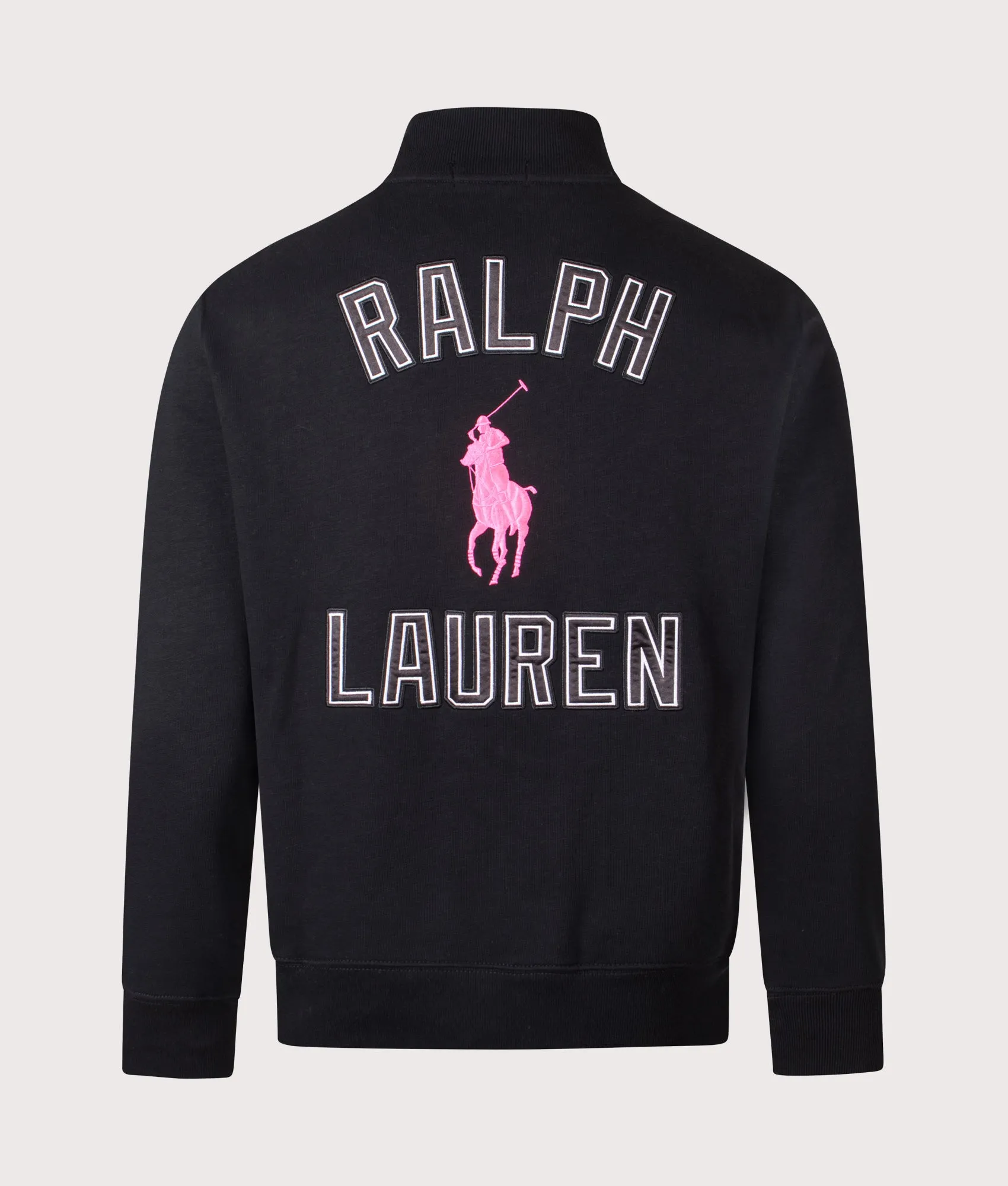 Relaxed Fit Pink Pony Quarter Zip Sweatshirt sold by EQVVS