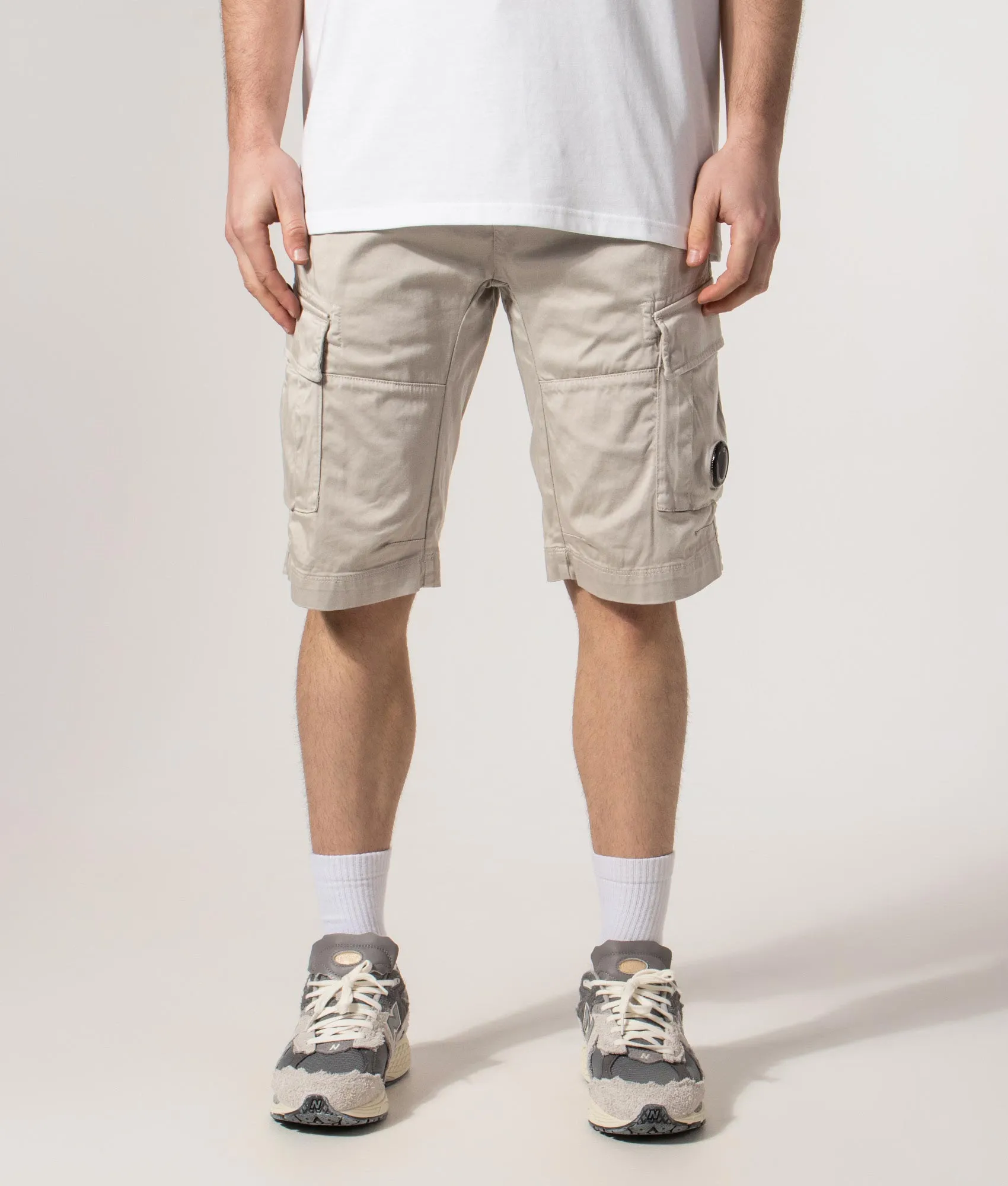 Regular Fit Stretch Sateen Cargo Lens Shorts sold by EQVVS product image thumbnail 3