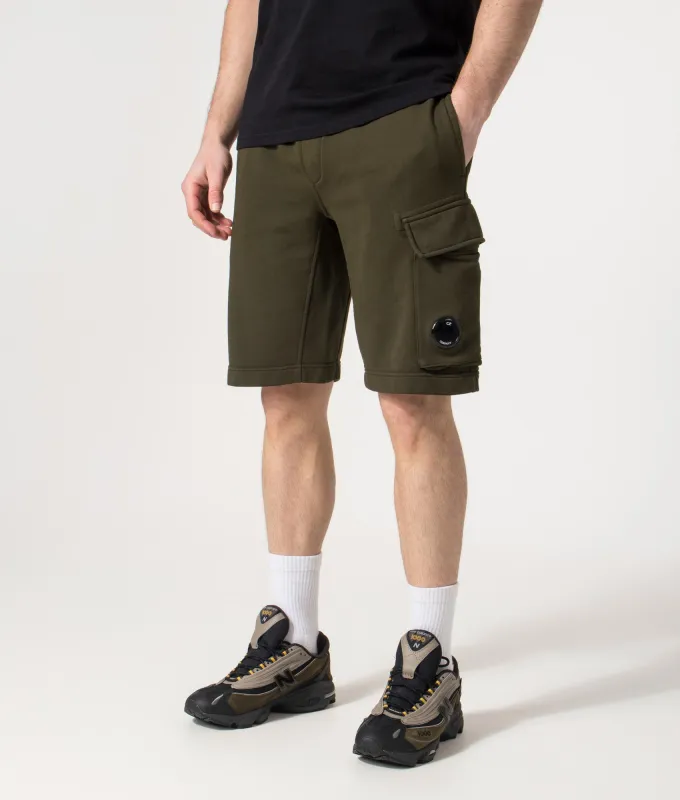 Regular Fit Cotton Diagonal Fleece Cargo Sweatshorts sold by EQVVS