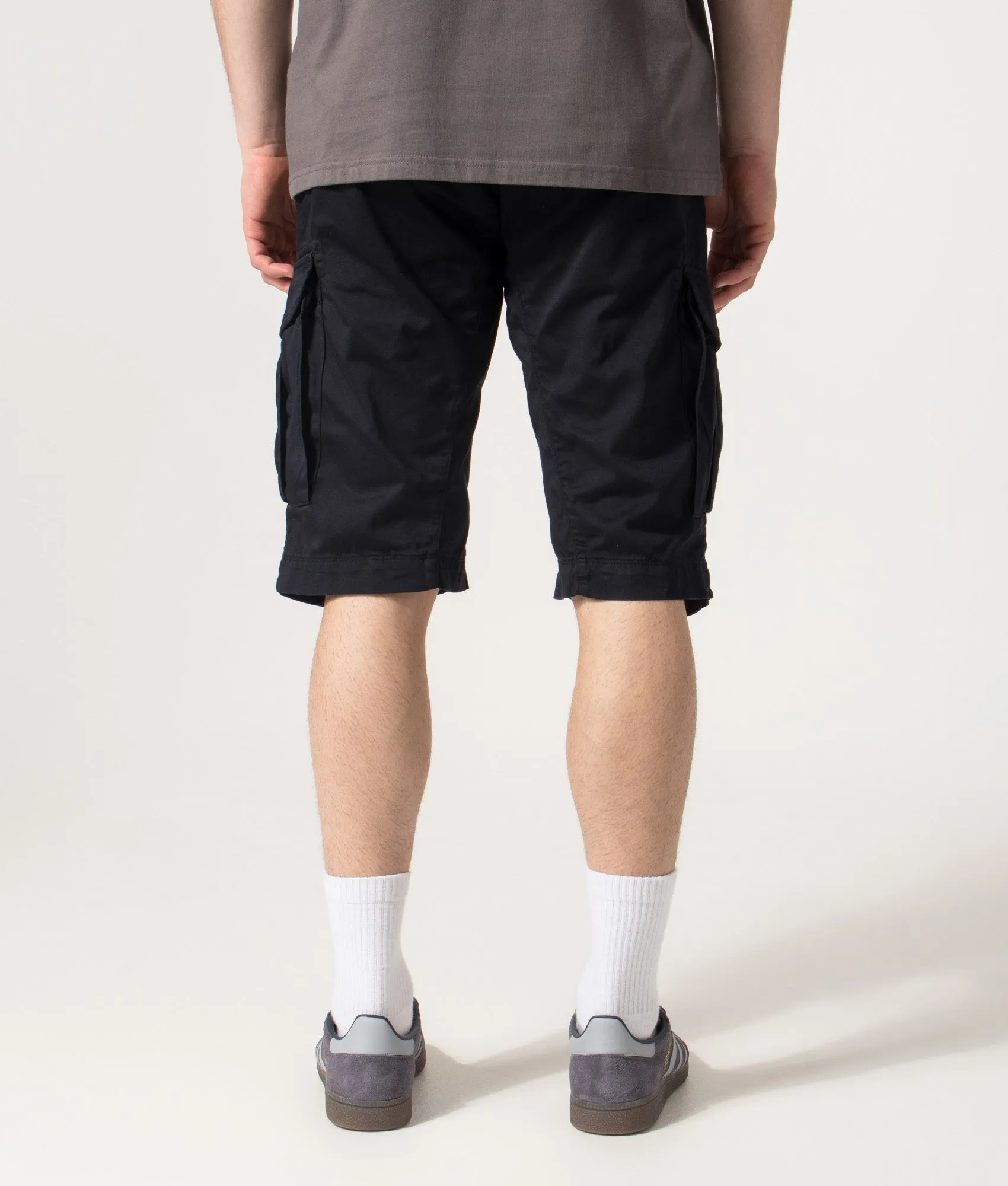 Regular Fit Stretch Sateen Cargo Lens Shorts sold by EQVVS product image thumbnail 4