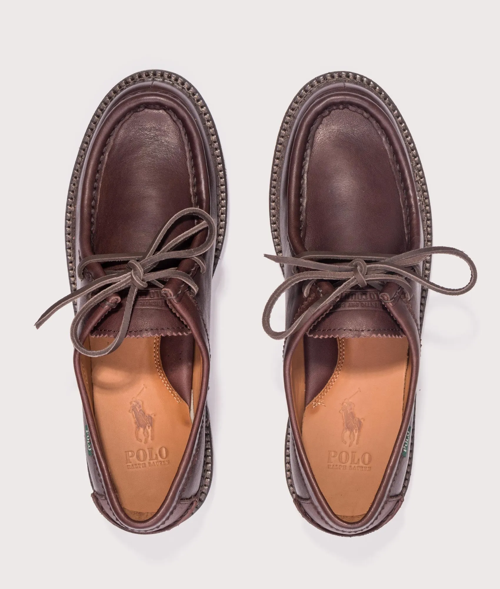 Jett Lug-Sole Leather Moc-Toe Shoes sold by EQVVS product image thumbnail 4