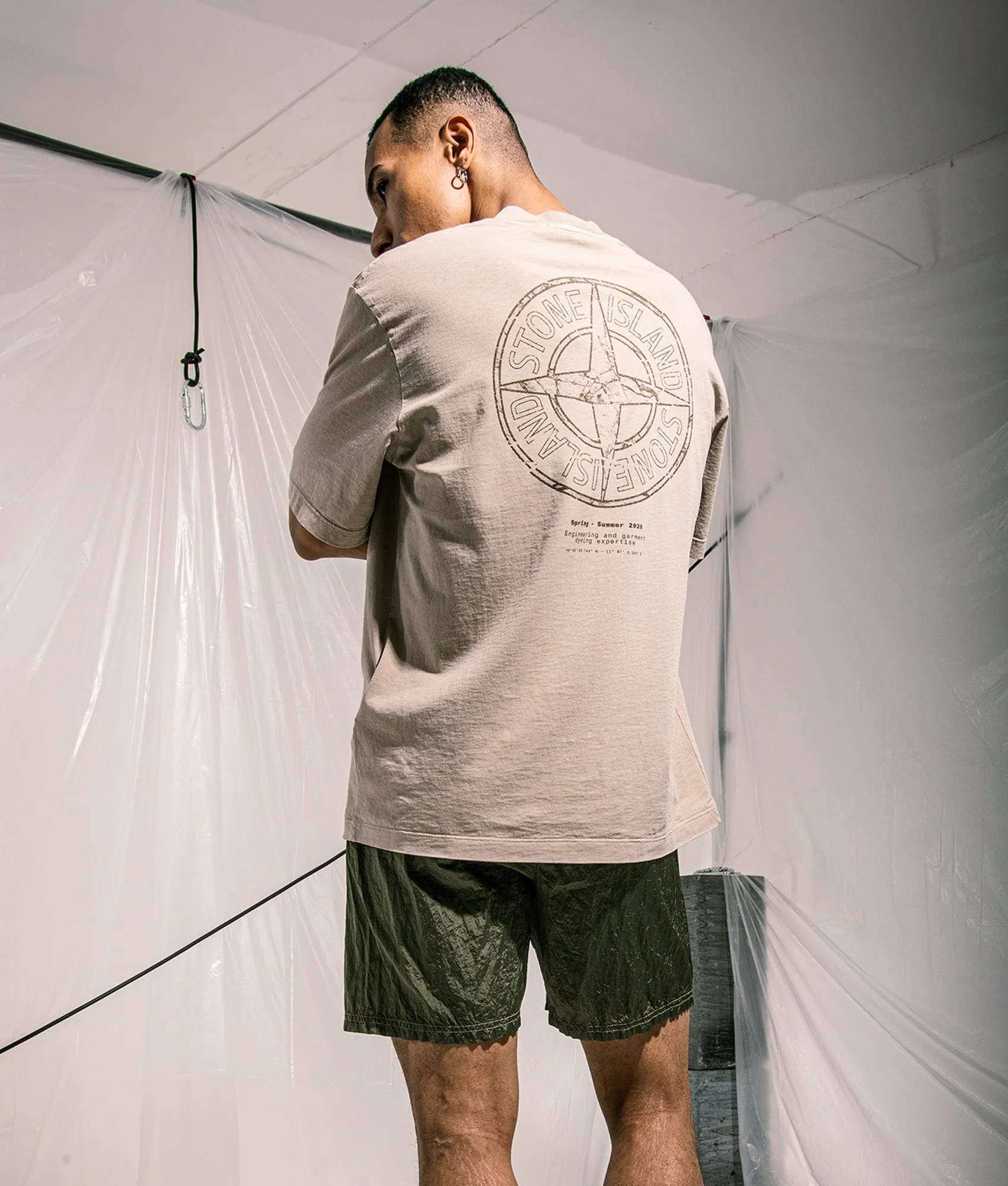 Relaxed fit ‘Stone’ Back Print T-Shirt sold by EQVVS product image thumbnail 2