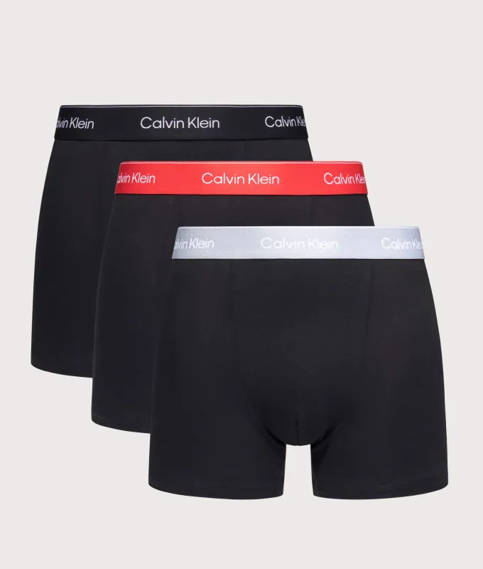 3 Pack Relaxed Fit Trunks made by Calvin Klein