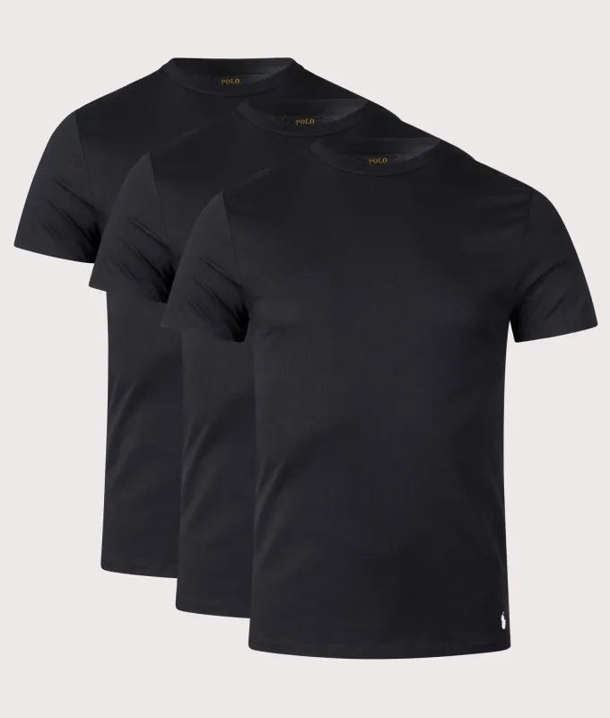 3 Pack Slim Fit Crewneck Loungewear T-Shirt made by Polo by Ralph Lauren