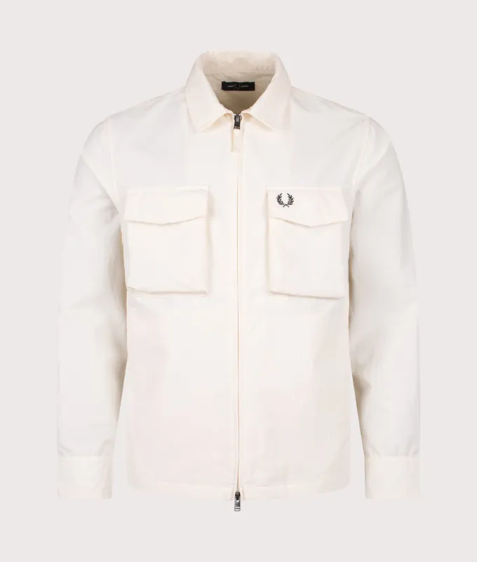 Ripstop Pocket Overshirt made by Fred Perry