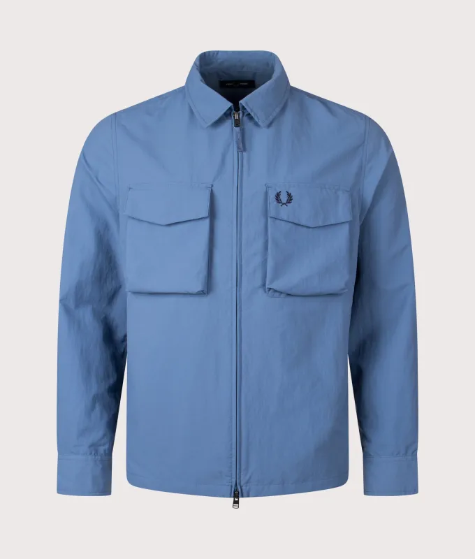 Ripstop Pocket Overshirt made by Fred Perry