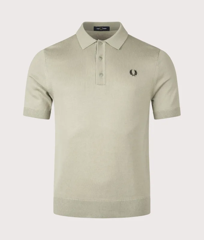 Supima Cotton Knitted Polo Shirt made by Fred Perry