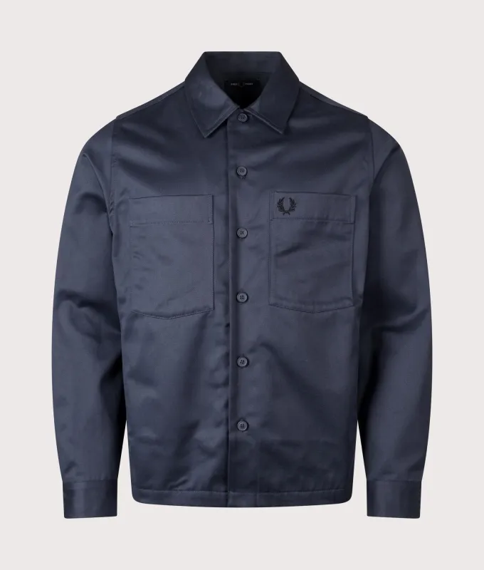 Twill Overshirt made by Fred Perry