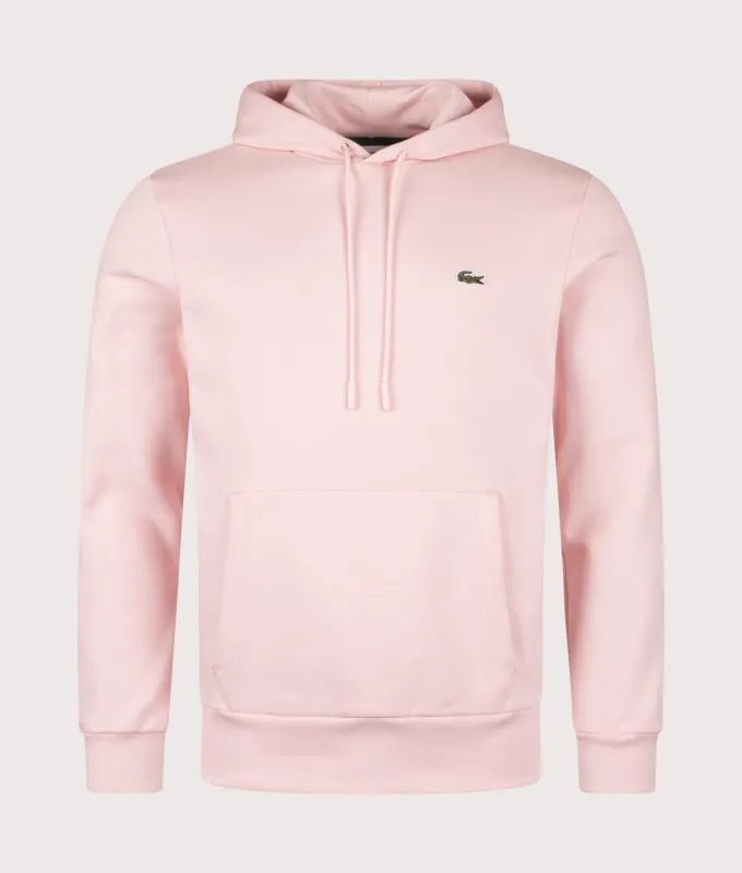 Brushed Fleece Hoodie made by Lacoste