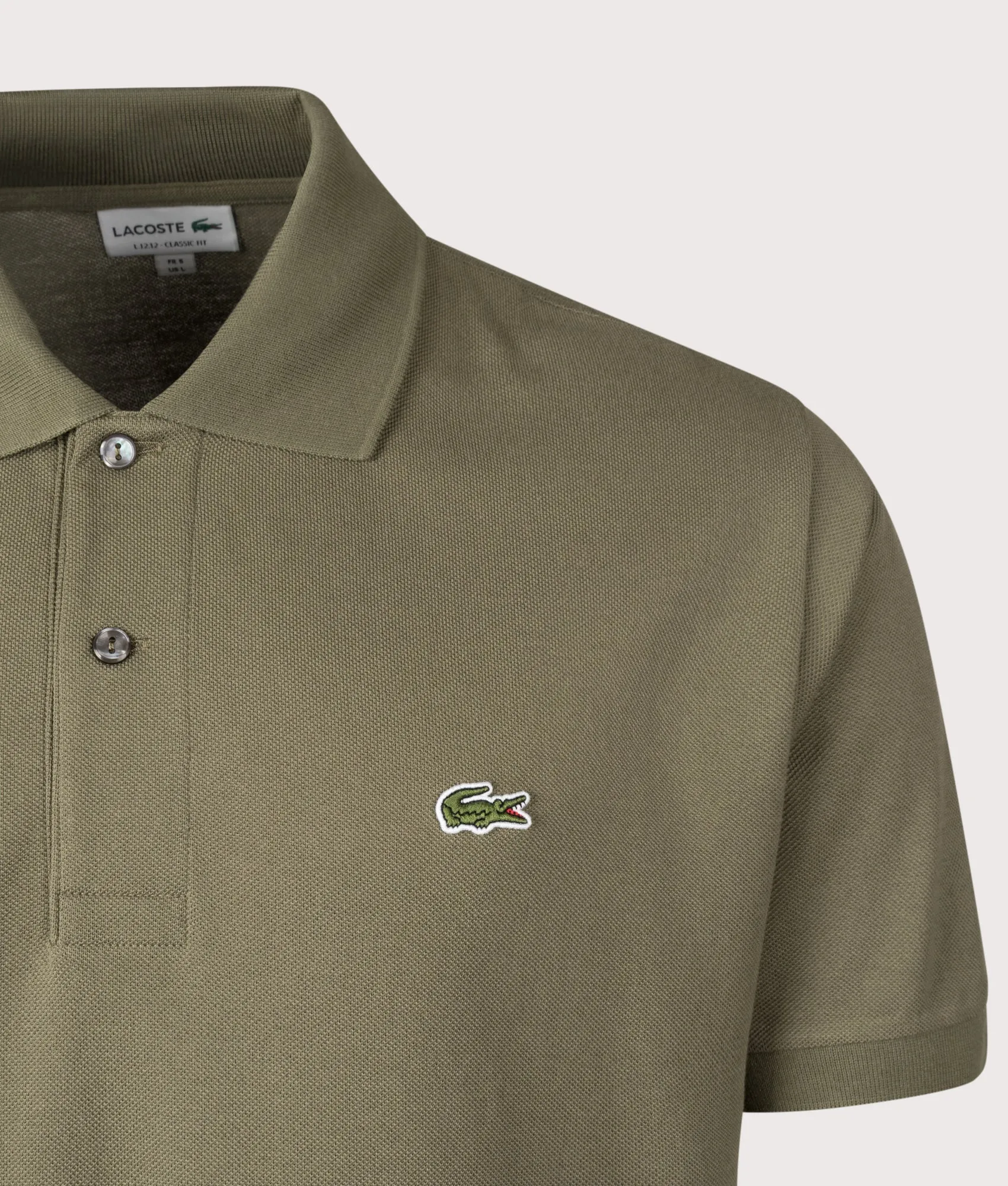 Classic Fit L1212 Croc Logo Polo Shirt sold by EQVVS product image thumbnail 2