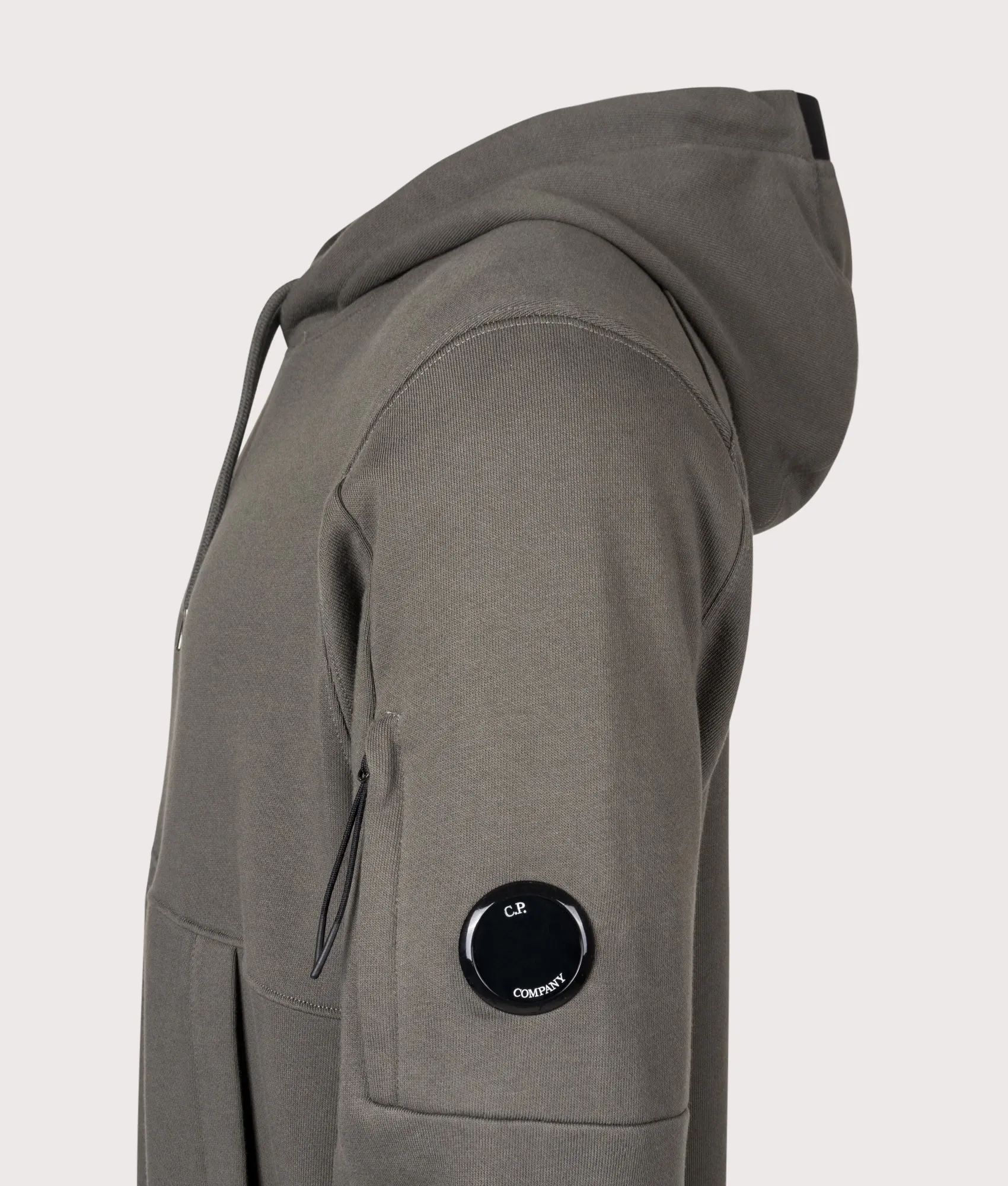 Diagonal Raised Fleece Lens Hoodie sold by EQVVS product image thumbnail 2
