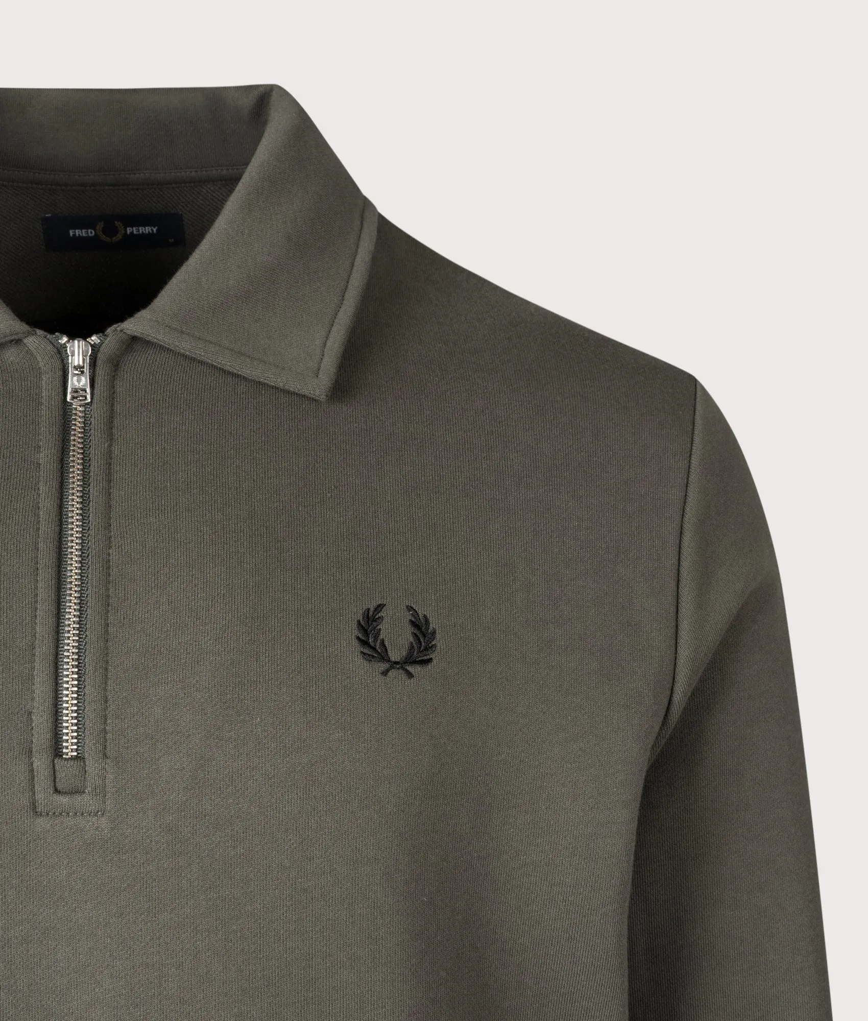 Quarter Zip Collared Sweatshirt sold by EQVVS product image thumbnail 2