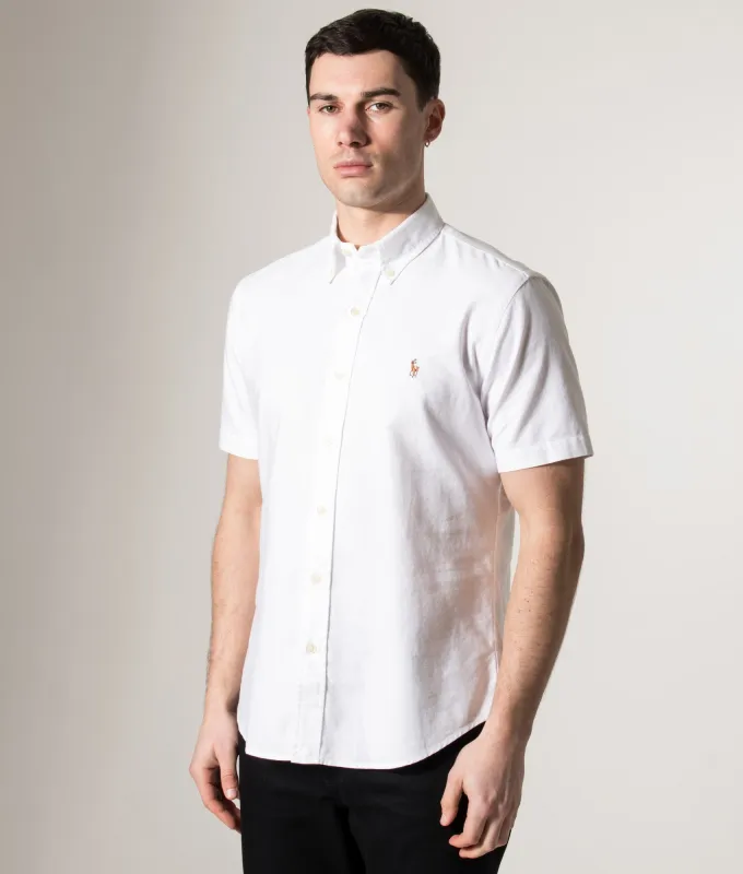 Custom Fit Short Sleeve Lightweight Oxford Shirt sold by EQVVS