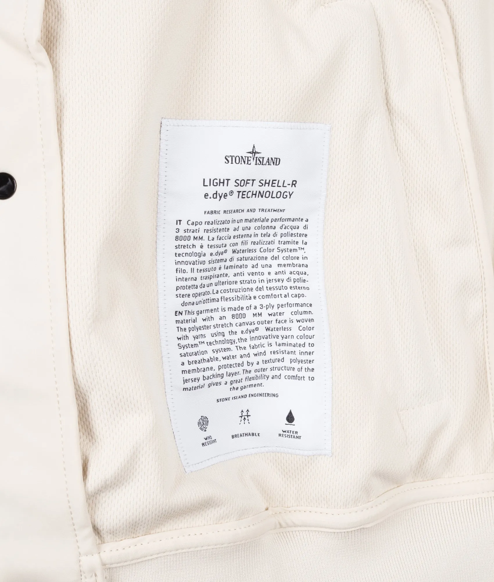 Light Soft Shell-R E.DYE® Technology Hooded Jacket sold by EQVVS product image thumbnail 5