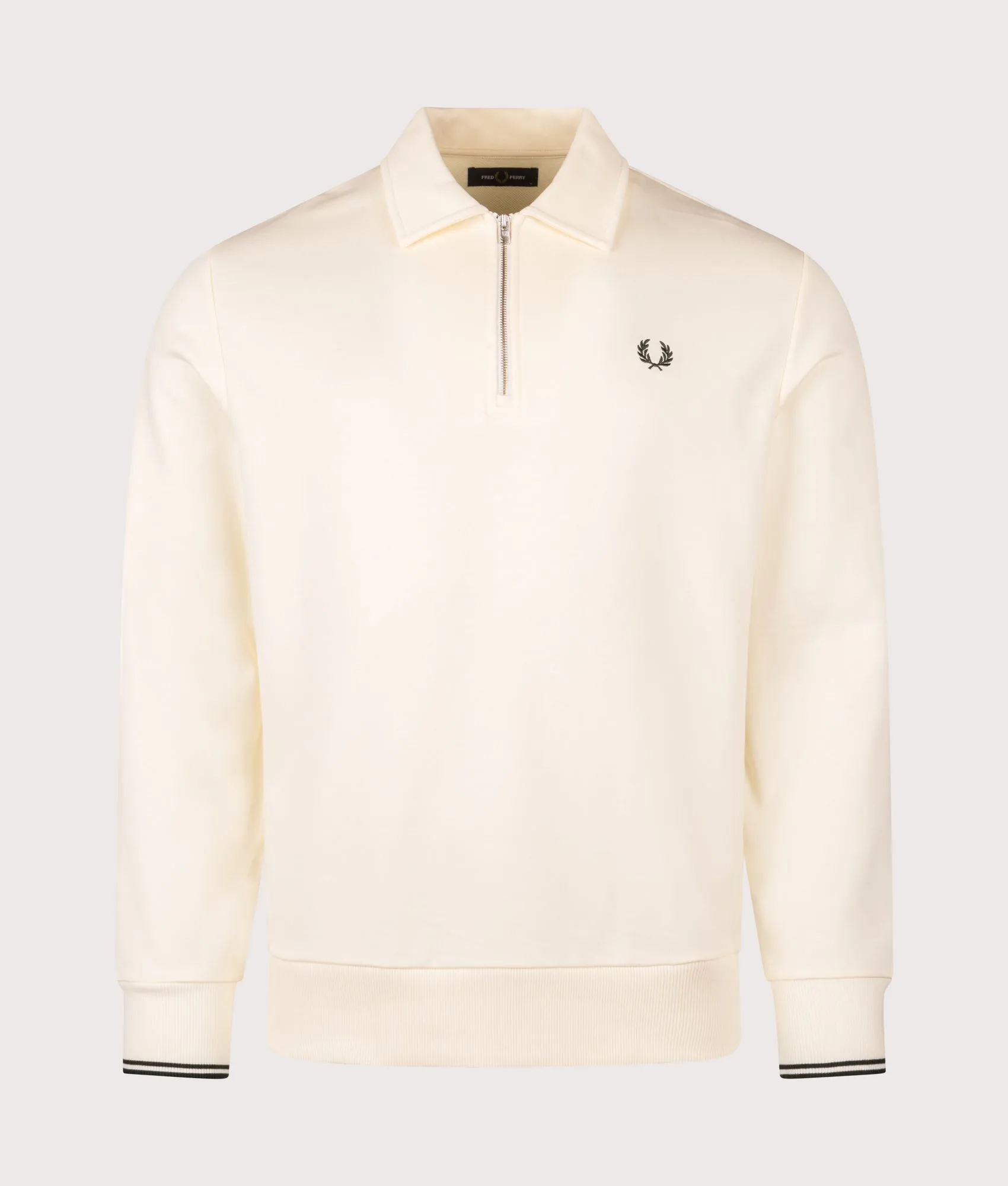 Quarter Zip Collared Sweatshirt sold by EQVVS