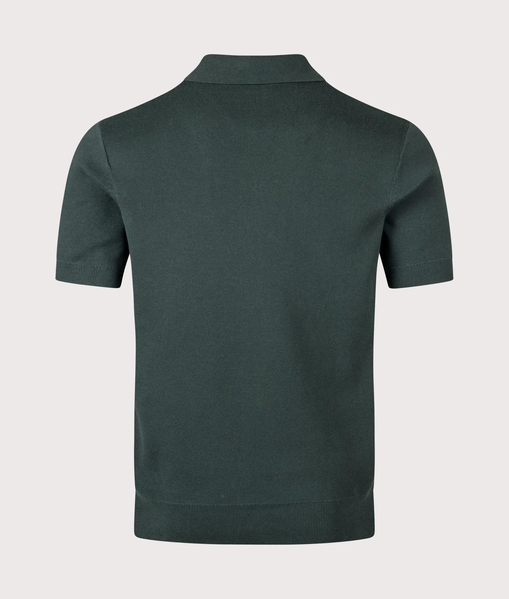 Panel Detail Knitted Polo Shirt sold by EQVVS product image thumbnail 3