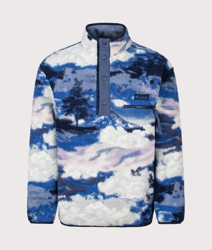 Helvetia II Printed Half Snap Fleece sold by EQVVS