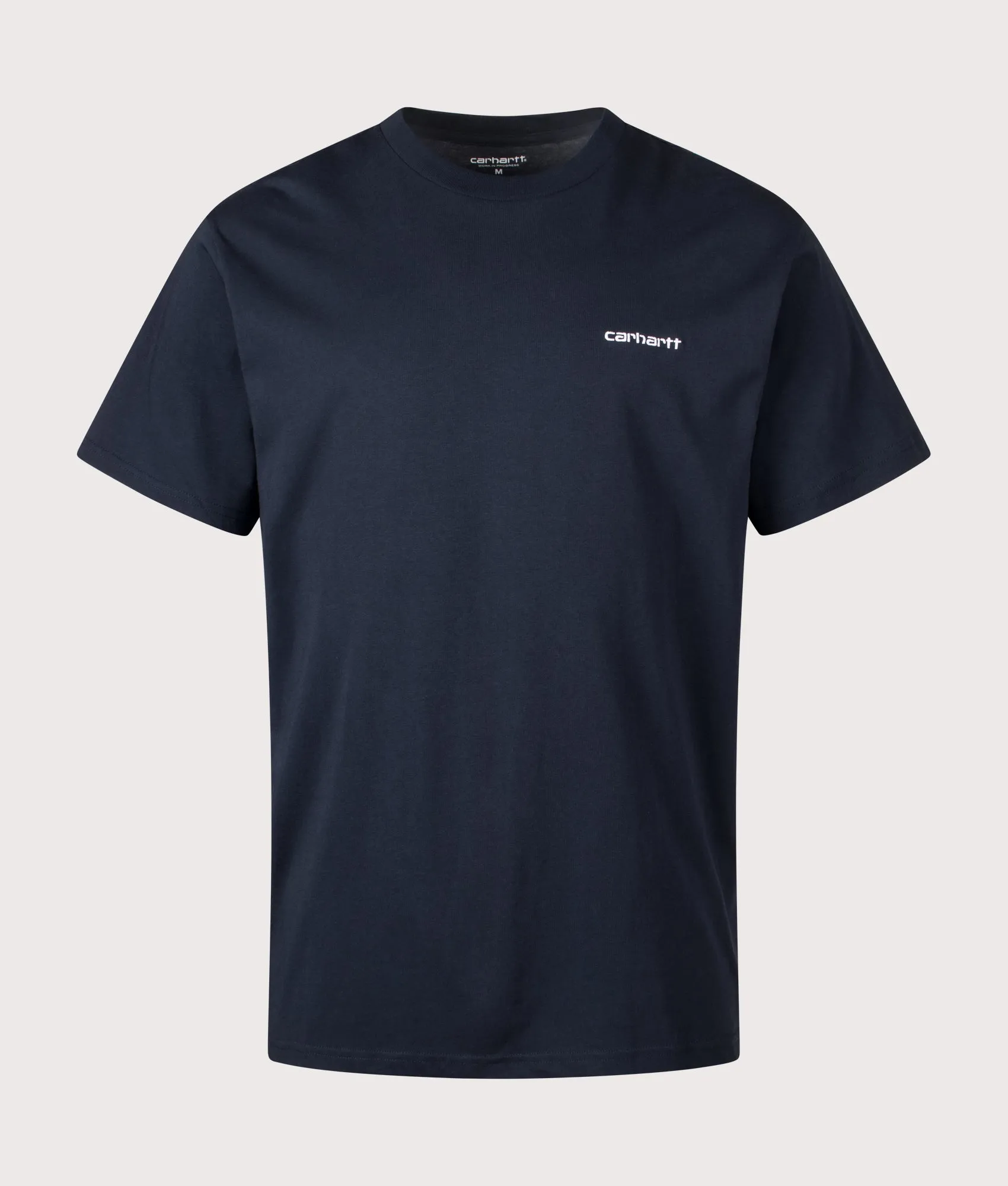 Loose Fit Script Embroidery T-Shirt sold by EQVVS