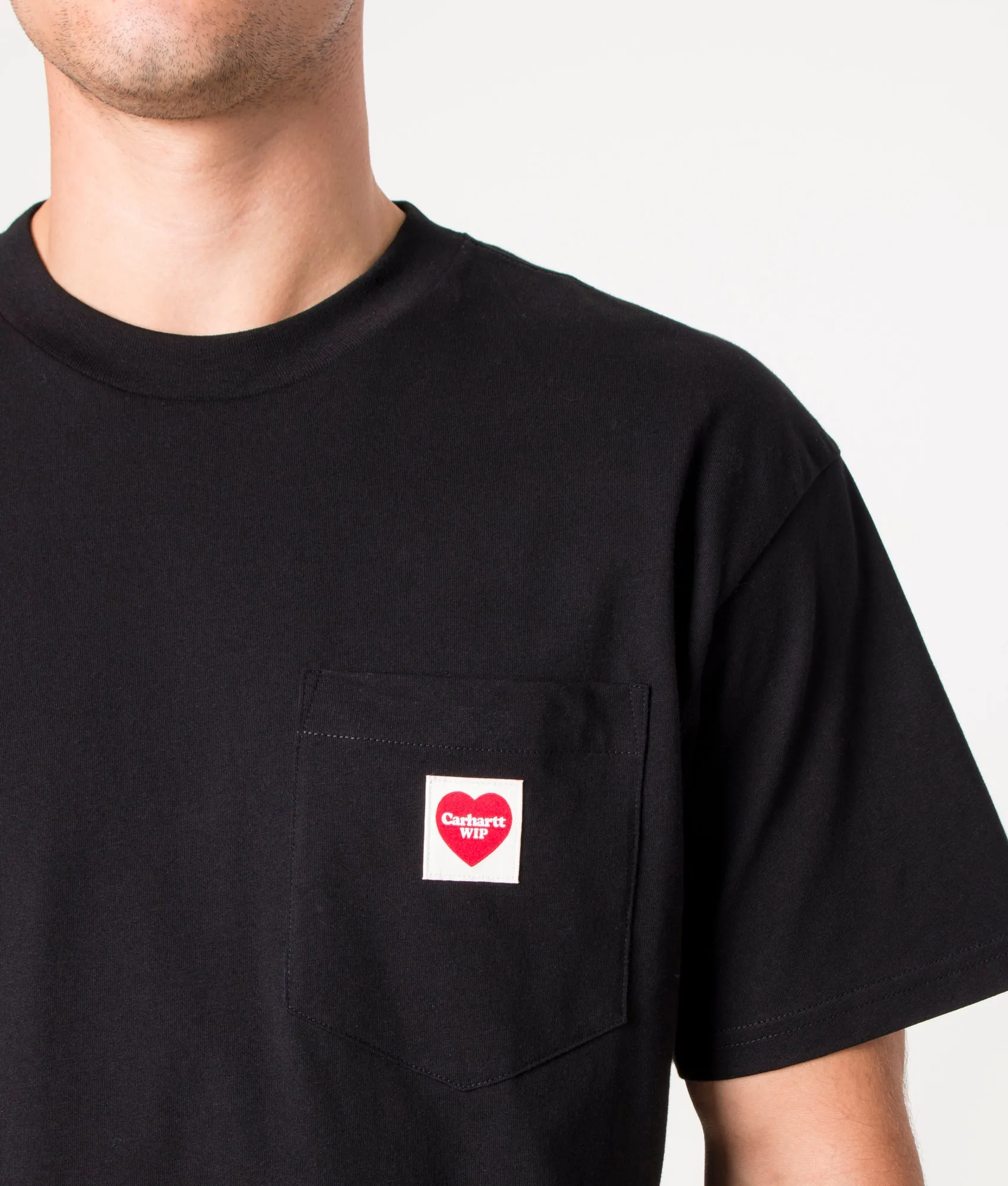 Relaxed Fit Pocket Heart T-Shirt sold by EQVVS product image thumbnail 2