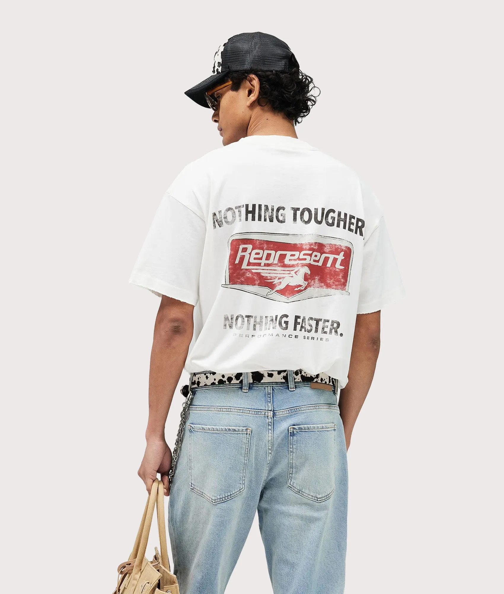 Oversized Fit Nothing Faster T-Shirt sold by EQVVS product image thumbnail 3