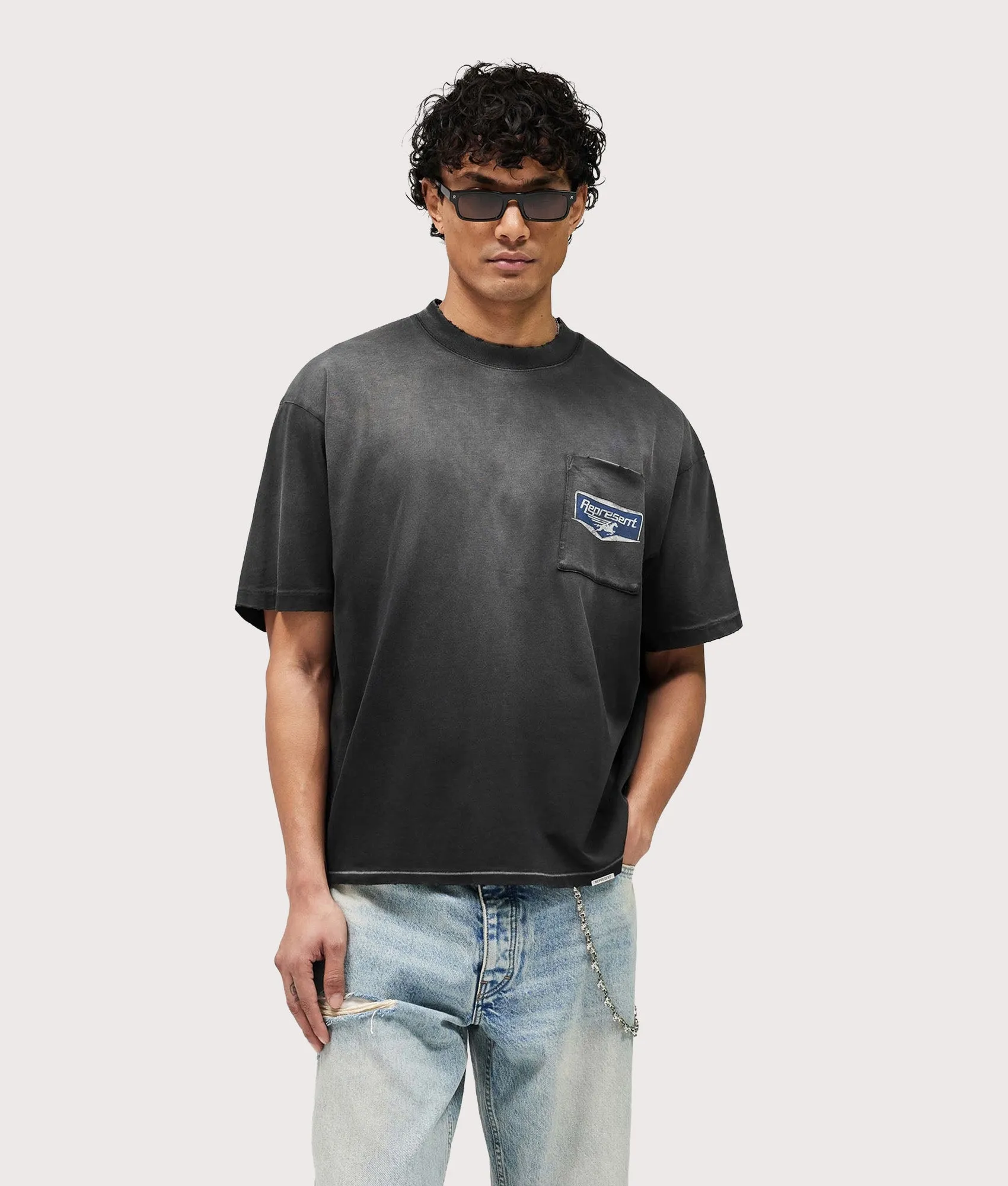 Oversized Fit Nothing Faster T-Shirt sold by EQVVS product image thumbnail 3