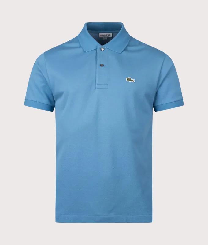 Classic Fit L1212 Croc Logo Polo Shirt made by Lacoste