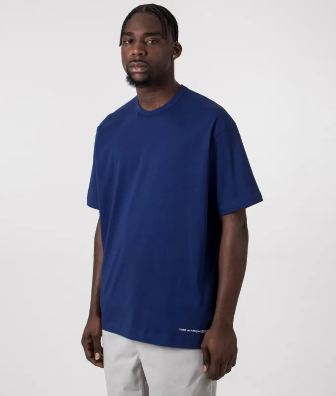 Relaxed Fit Script Hem Logo T-Shirt sold by EQVVS